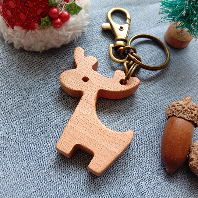 聖誕麋鹿鑰匙圈  交換禮物 生活配件