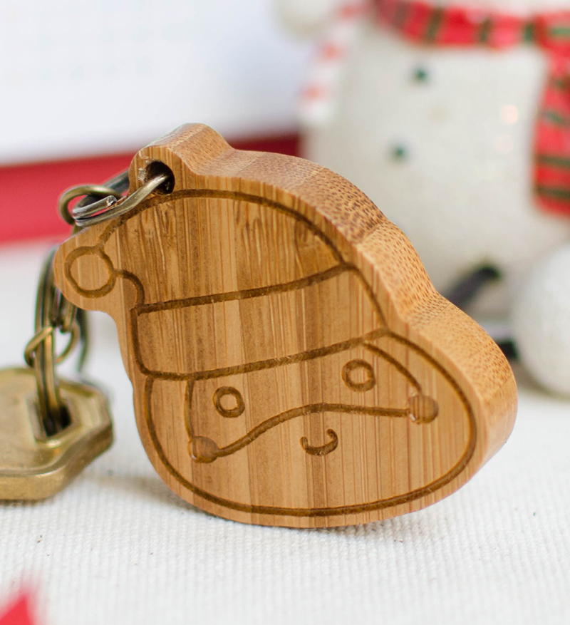 聖誕老人鑰匙圈  交換禮物 生活配件